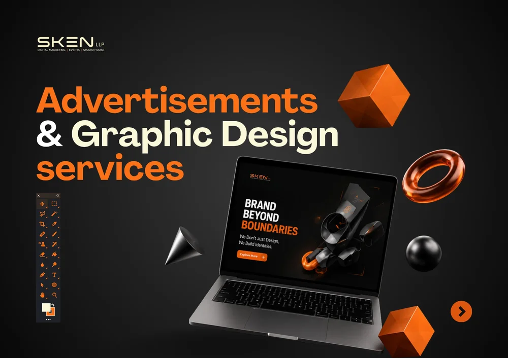 Advertisements & Graphic Design Services catalogue cover